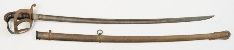 A Prussian 1860 pattern Cavalry sword:,