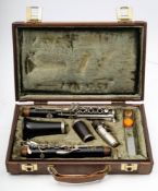 A 'Regent' clarinet by Bosey & Hawkes, London No 458720 in a Buffet case:.
