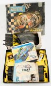 A collection of Scalextric:, including a part boxed set GK-1, together with later cars,