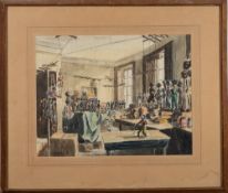 H A Leadley [20th Century] - Pelhams First Puppet Warehouse,:- signed, watercolour,