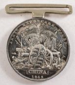 A Victorian China War Medal to 'Robert Russell HMS Modeste.