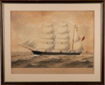 Harold Percival [1868-1914]- The Barque 'Emma Sims' of Plymouth,