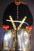 A British Army Household Cavalry other ranks ceremonial cuirass: comprising front and backplates,