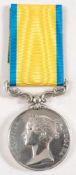 Baltic Medal 1854-1855:, unnamed as officially issued to Royal Navy or Royal Marines.