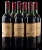 Six bottles of Ch. Lynch Moussas Paulliac 1984 , Grand Cru, Classe:.