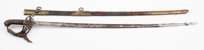A Victorian Infantry Officer's sword by H Hart, London:,