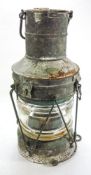 An early 20th century ship's top lamp by Bulpitt & Sons, Birmingham:,