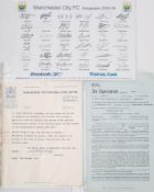 Francis Lee 1967-69 Manchester City Football Contract:,
