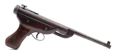 A German Diana No 5 Target air pistol: .
