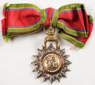 Thailand , Kingdom . A most Exalted Order of The White Elephant, third Class:.