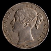 An 1847 Crown:.