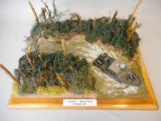 A 1/72nd diorama of a Vietnam war scene: 