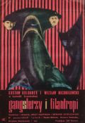 A Polish one sheet film poster for 'Zezowate Szczescie' (Bad Luck, 1960):, 81 x 58cm,