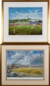 After Jocelyn Galsworthy, two cricketing prints:, 'MCC vs Rest of the World,