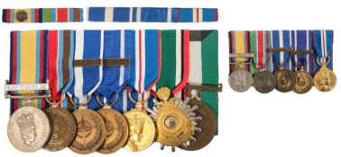 A Gulf War group of seven to '24507518 Cpl W A Wanstall ACC':, Gulf Medal 1990-1991 with clasp,