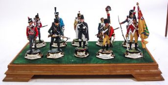 A set of ten diecast Napoleonic figures by Charles Staddon:,