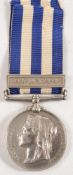 Egypt Medal 1882-1889 with Tel-El-Kebir clasp to 'L Cpl W Yates 1/Gord Highlrs':.