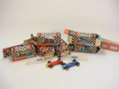 A boxed group of three Scalextric racing cars:, comprising C3-10 Javelin (incorrect box),