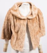 A fur Bolero jacket:,