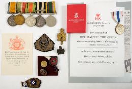 A WWI / WWII group of five to William E Vasey:, War Medal, Mercantile Marine Medal Defence Medal,