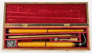 A late 19th/early 20th century air cane gun:,