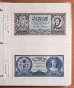 A good collection of British and World banknotes including Chinese:.