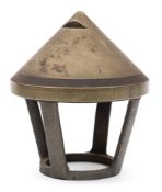 A WWII period German bomb nose cone:, with spanner lugs to top,
