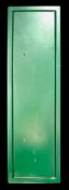A steel gun safe with double locks:, 85 x 25 x 20.