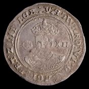 An Edward VI shilling: mm Y