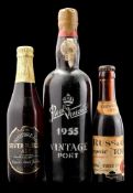 A bottle of Real Vincola 1955 vintage port:,