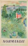 A mid 20th century French Railway lithograph poster 'Normandie':,