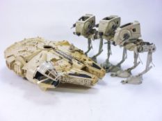 A collection of various Pallitoy and other Star Wars toys and figures:,