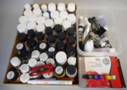 Vallejo, Mig and others, a collection of assorted washes: pigments,