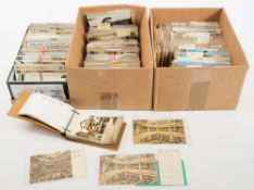 A good collection of Exeter related postcards:, categorised into various subjects, street names,