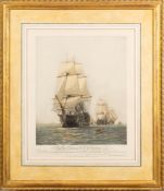 Harold Wyllie after W L Wyllie- 'The First Journey of 'Victory' 1778';