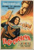 A Mexican single sheet film poster for 'La Cucuracha' (1959):,