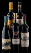 One bottle of Cotes du Rhone, Pierre Perrin , 2003,:, one Terredi Chieti Sangiovese, 2005,