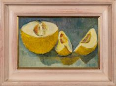 * Attributed to Fred Yates [1922-2008]- Melon,:- signed bottom right oil on board, 18 x 29.