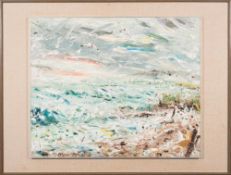 * Matthew Perceval [b.1945]- Seascape,:- signed oil on board, 61 x 74cm.