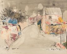 * Adrian Ryan [20th Century]- St Just,:- signed, inscribed and dated '62 watercolour,