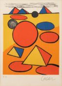 * Alexander Calder [1898-1976]- San Lazzaro [1975],:- lithograph, artist's proof,