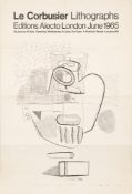 A Le Corbusier Lithographs exhibition poster,:- Editions Alecto London June 1965, 8 Holland Street ,