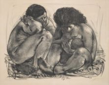 * Hans Erni [1909-2015]- The Family,:- lithograph,