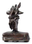 * Jean Mahie (20th/21st Century Continental) Abstract bronze study 'Admiration': indistinctly