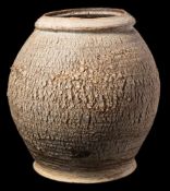 *John Kershaw (Contemporary) a large stoneware vase: of oviform,