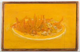 * Kit Barker [1916-1988]- Chanterelles; still life,:- signed,