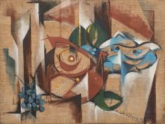 de Villiers [20th Century]- Still life with fruit,:- signed and dated 'de Villiers.