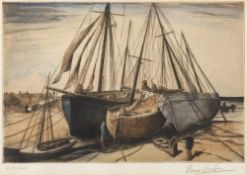 * Edward Bouverie Hoyton [1900-1988]- The Kathleen May of Bideford; On The Hard,