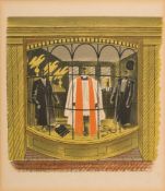Eric Ravilious [1903-1942] - Clerical Outfitters,:- lithograph, 16 x 14cm. Note.