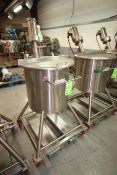 2012 Sprinkman 150 Liters S/S Mix Tank, S/N N4083C, Vessel Rating: Atmospheric, with Top Mounted